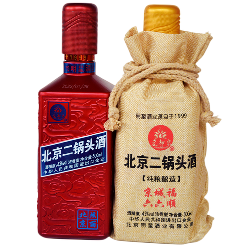 品味京韻，通達全球——北京二鍋頭濃香型43度六六順花都泉白酒整箱鑒賞